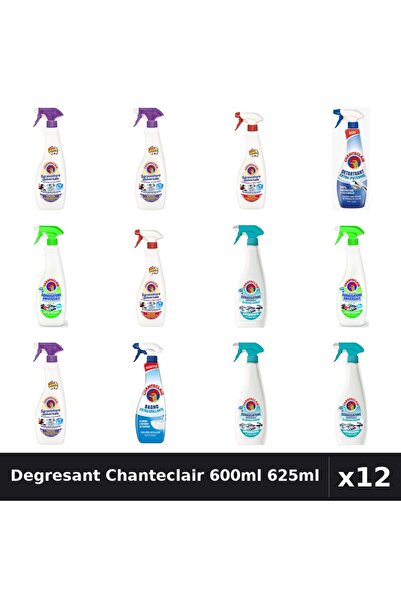 Chanteclair Set 12 Degresant Universal 600ml-625ml - 7 Arome Asortate Curaten...