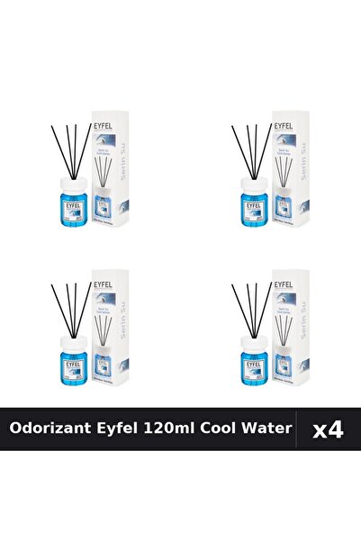 Eyfel Set 4 Odorizant Camera Betisoare Cool Water 120ml - Parfum Intens
