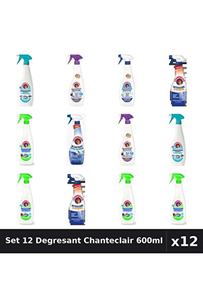 Chanteclair Set 12 Degresant Universal 600ml - Anti-Miros, Bicarbonat, Extra ...