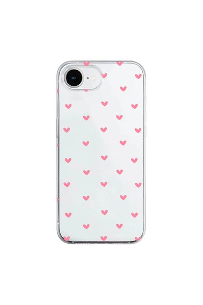PPKin حافظة شفافة متوافقة مع iPhone 16e بتصميم Heart 5