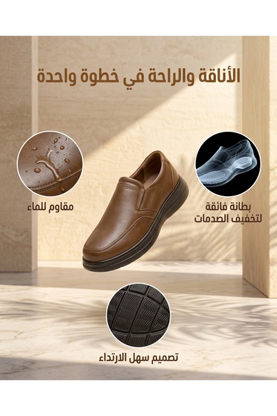 Saudi Popular Men Formal Lace Leather Shoes Anti Wear Rubber Sole Office Wedding Banquet Dress Footwear Best Gift for Husband