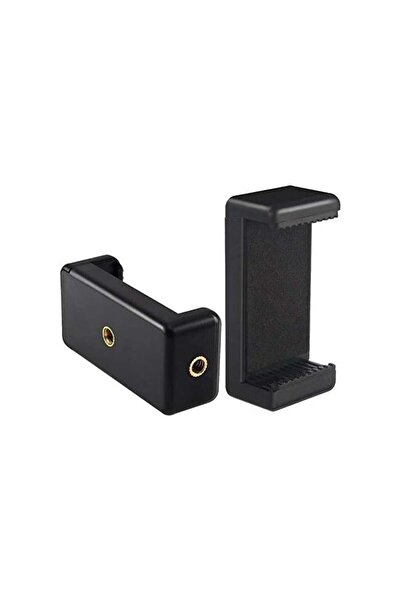 PLOKAMA Adjustable Phone Holder Clip Bracket Clamp Mount with 1/4 Inch Screw ...