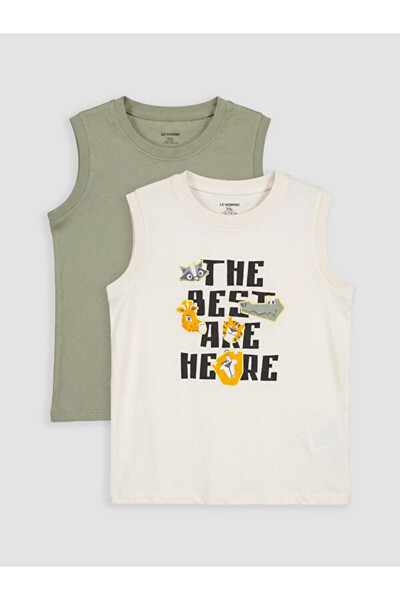 LC Waikiki Timeless Clothing & Timeless Choices Boys' Printed Tank Top 2-Pack
