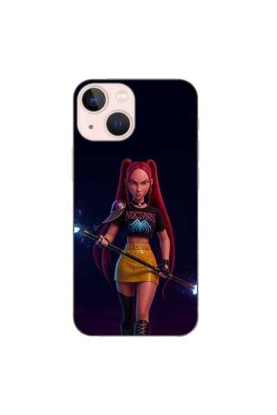 OEM Husa compatibila cu Apple iPhone 13 Mini Silicon Gel Tpu Model KPop Demon...