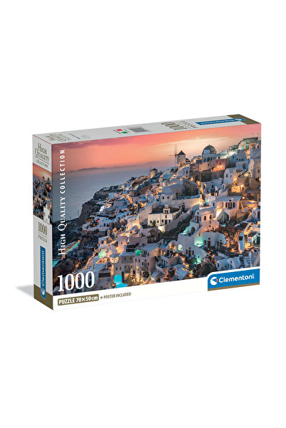 CLEMENTONI Παζλ High Quality Collection Αποχρώσεις της Σαντορίνης 1000 τμχ - ...