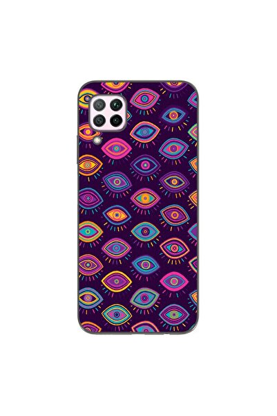 OEM Husa compatibila cu Huawei P40 Lite Silicon Gel Tpu Model Tribal Eyes