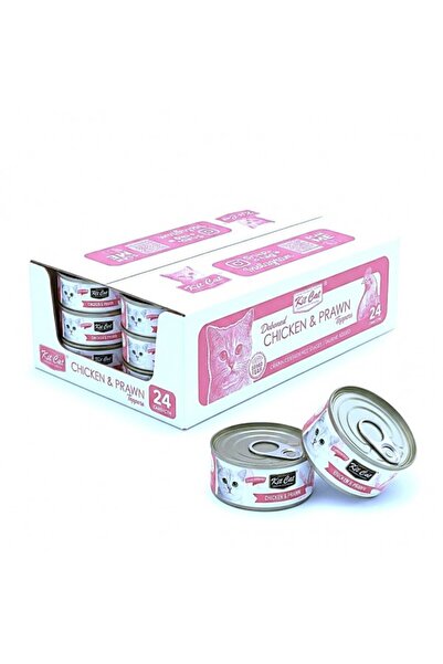 Kit Cat Deboned Chicken & Prawn Toppers 80g Pack of 24