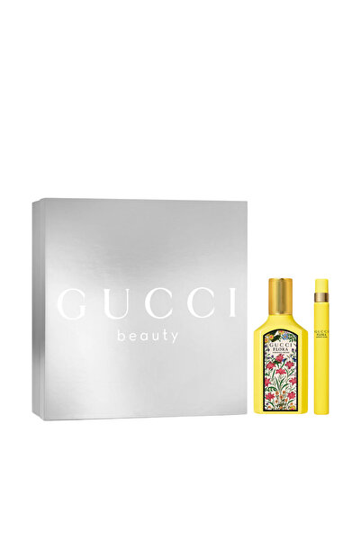 Gucci Комплект Gucci: Flora Gorgeous Orchid, Парфюмна вода, За жени, 50 мл + ...