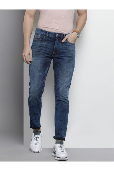 The Indian Garage Co By Styli Men Slim Fit Paint Splash Jeans