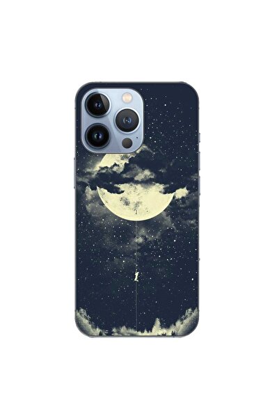 OEM Husa compatibila cu Apple iPhone 13 Pro Silicon Gel Tpu Model Moon Climbing