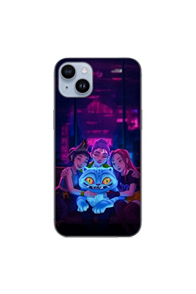 OEM Husa compatibila cu Apple iPhone 14 Plus Silicon Gel Tpu Model KPop Demon...