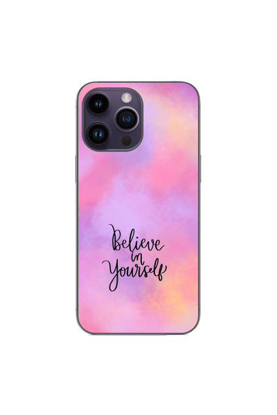 OEM Husa compatibila cu Apple iPhone 14 Pro Max Silicon Gel Tpu Model Belive ...
