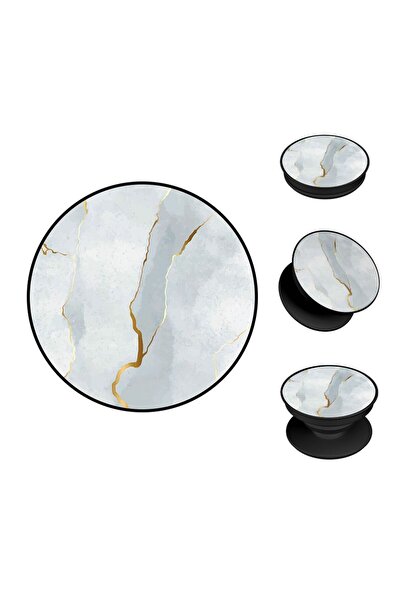 Sonique Pop Holder Marble Series Λευκό 01