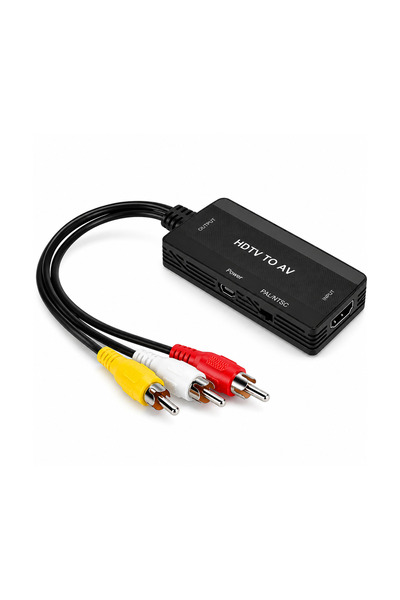 Microcase HDTV to AV RCA Dönüştürücü 1080P HDMI to RCA Çevirici Adaptör AL5745