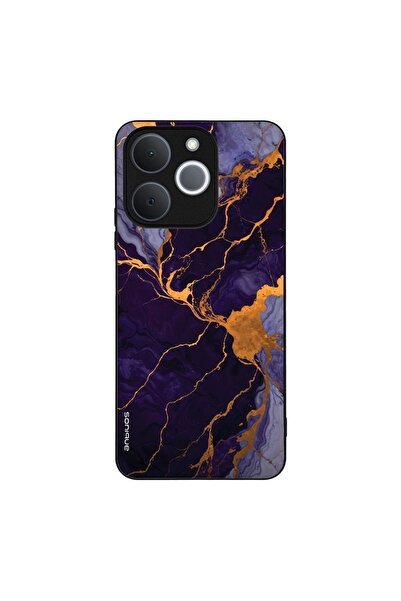 Sonique Θήκη Marble Series για Realme Note 70T 4G Μωβ