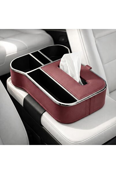 Auto Family FZE صندوق تخزين لمسند ذراع السيارة - منظم متعدد الوظائف للكونسول ...
