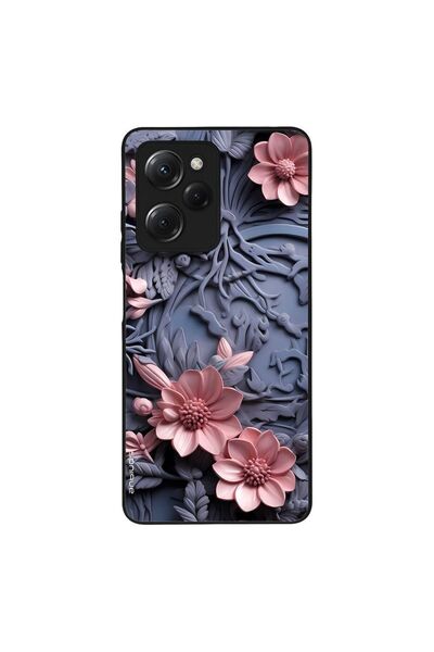 Sonique Θήκη 3D Flower Series για Xiaomi Poco X5 Pro 5G Ροζ 02