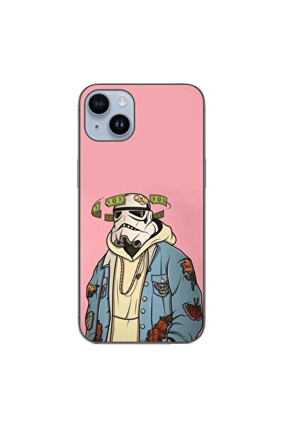 OEM Калъф, съвместим с Apple iPhone 15 Plus, силиконов гел TPU, модел Trooper...