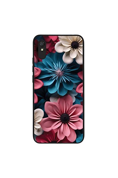 Sonique Θήκη 3D Flower Series για Xiaomi Redmi 9A / Redmi 9AT Ροζ 01