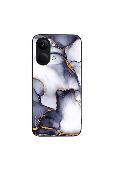 Sonique Θήκη Marble Series για Xiaomi Poco X8 Pro Max 5G Μωβ Γκρι