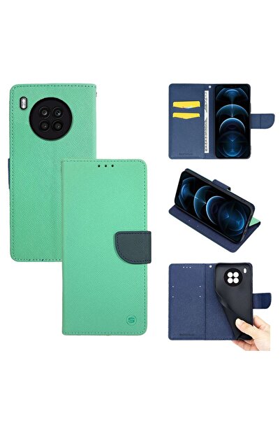 Sonique Θήκη Πορτοφόλι Trend Wallet Honor 50 Lite / Nova 8i Βεραμάν / Σκούρο ...