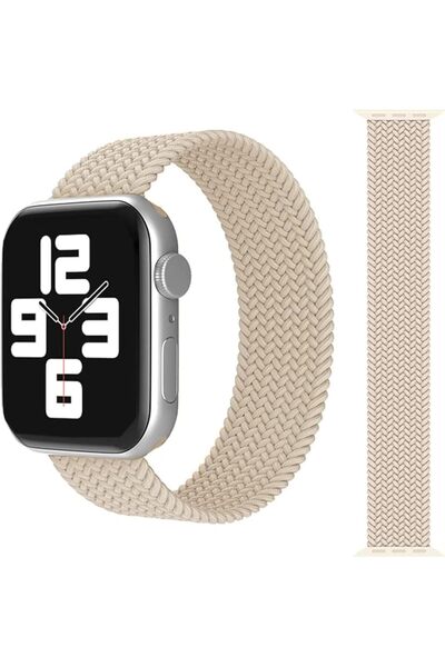 Generic AC&L Braided Single-Loop Watch Band for Apple Watch 44mm, Size L, Sta...