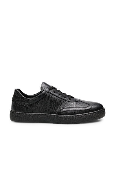 OCHRE Men's Genuine Leather Lace-Up Casual Sneaker Shoes