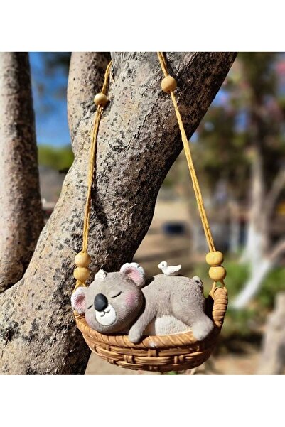 biblo home Sevimli Sallanan Koala Biblo,Bahçe,Balkon Süsü Duvar Dekorasyon Ür...