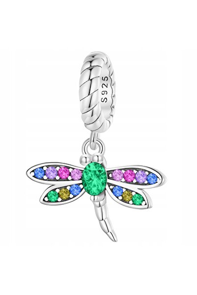 Larezo pandantiv, element decorativ, Model Libelula Cu Zirconii Cubice Colora...