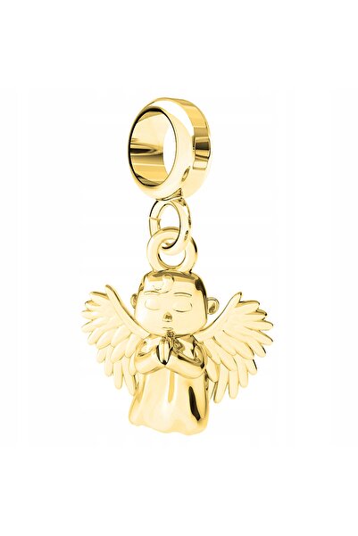 Larezo Pandantiv Tip Charm Pentru Bratari Modulare, Argint 925 Placat Cu Aur ...