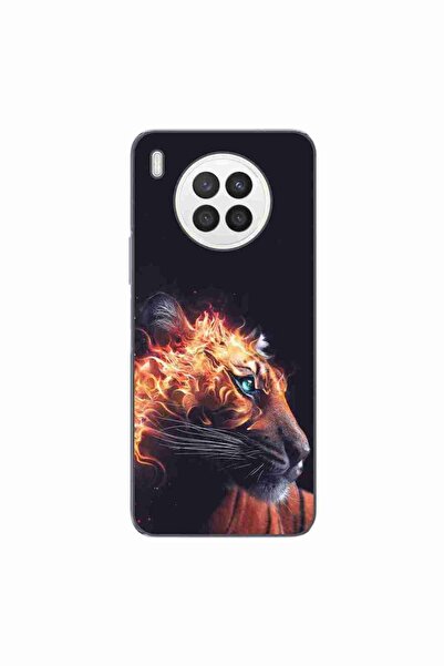 OEM Husa compatibila cu Huawei Nova 8i Silicon Gel Tpu Model Flameborn Tiger