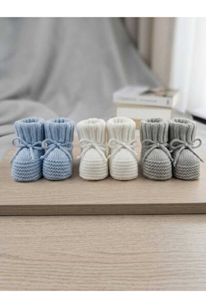 İda Triko TRİKO BEBEK PATİK SET %100 pamuk