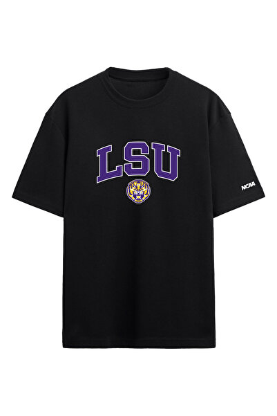 BA Sportswear Lsu Tigers Ncaa College American Football Black Oversize T-Shirt