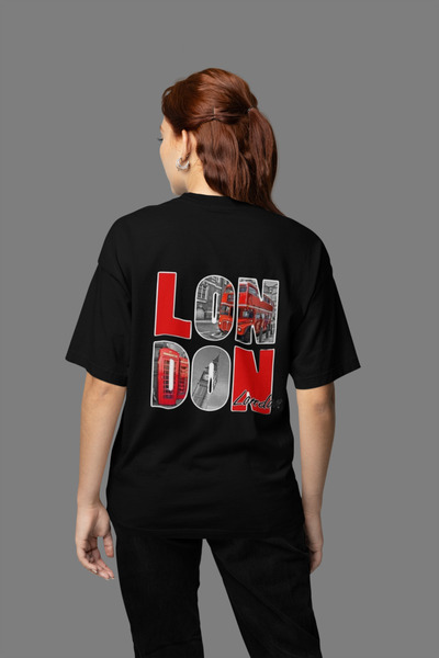 MAGORS London Sirt Printed Modern Design Retro Vintage Cotton Oversize Unisex...
