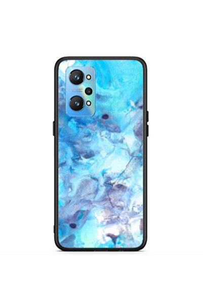 Other Realme Gt Neo 2 Marble Clouds Black Glossy Θήκη