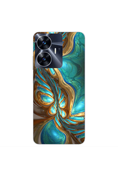 Other Realme Note 50 Marble Blurry Transparent Silicone TPU Θήκη