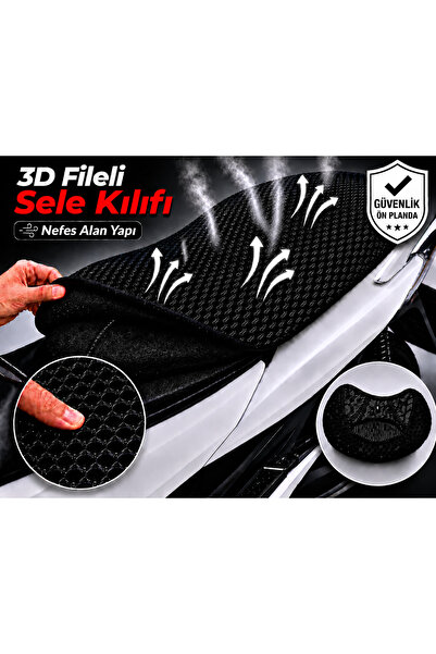 Vi Caro Husa scaun motocicleta Kuba Borelli 50 Husa scaun din plasa 3D Protec...