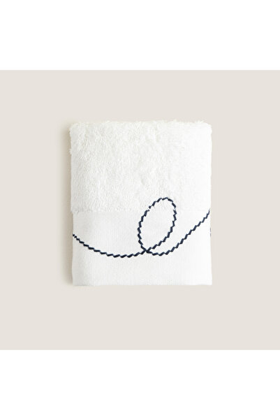Chakra Corde Bamboo Hand Towel 30X50 cm White