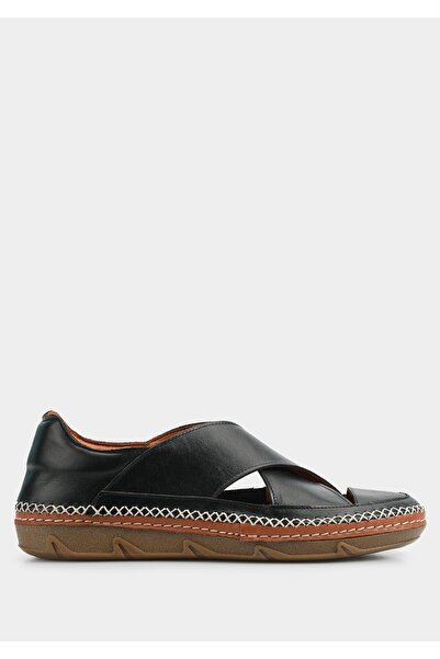 Eclipse Black Leather Women's Shoes