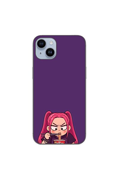 OEM Husa compatibila cu Apple iPhone 15 Plus Silicon Tpu Model KPop Demon Hun...
