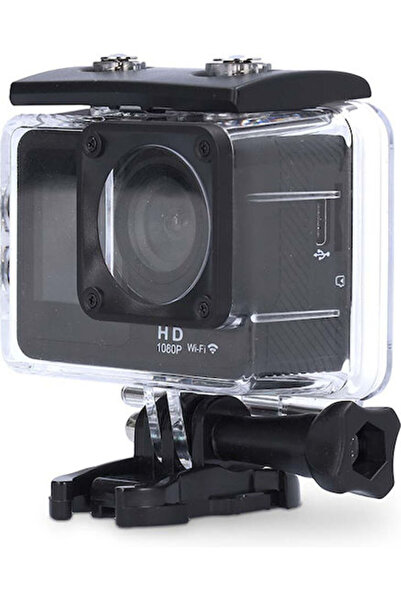 Nedis ACAM31BK 32GB Κάμερα δράσης Full HD (1080p) με οθόνη 2 " και Wi-Fi Μαύρο