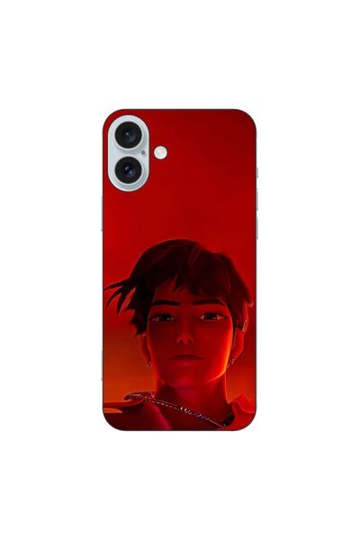 OEM Husa compatibila cu Apple iPhone 16 Plus Silicon Gel Tpu Model KPop Demon...