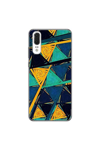 OEM Husa compatibila cu Huawei P20 Silicon Gel Tpu Model Abstract Prism