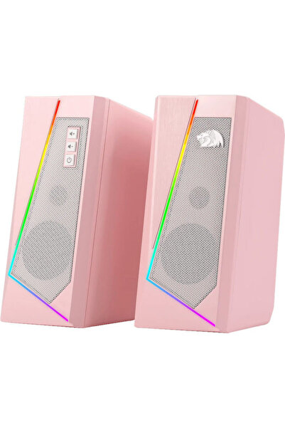 REDRAGON GS520 Anvil RGB 2.0 Ηχεία με RGB 10W Ροζ