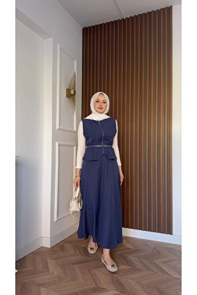 Lady Pixie Belted Vest Skirt Set