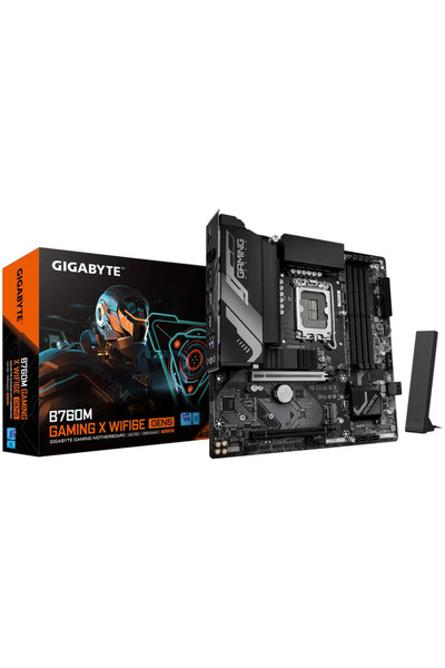 Gigabyte Základná doska B760M GAMING X WIFI6E, 4x DDR5, 2,5 GbE LAN, mATX