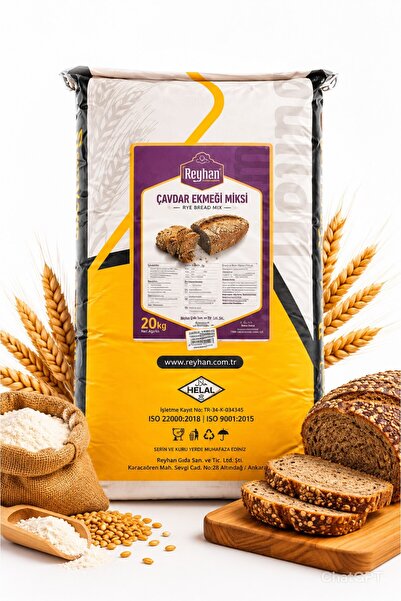 REYNEM FOOD ADDİTİVES ÇAVDAR EKMEĞİ YAPIMI İÇİN UN KARIŞIMI 20 KG