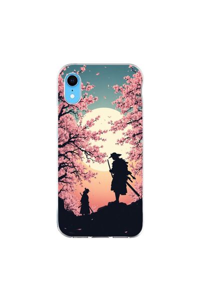 OEM Калъф, съвместим с Apple iPhone XR, силиконов гел TPU, с десен  "Самурайс...
