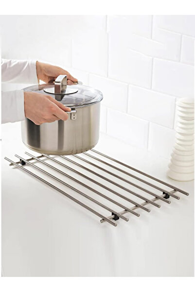 Cookware Bargain Shop حامل أواني متعدد الأغراض من الفولاذ المقاوم للصدأ، مقاو...