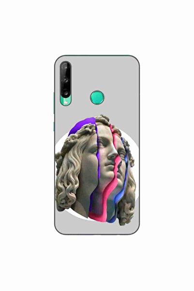OEM Θήκη συμβατή με Huawei P40 Lite E Σιλικόνης Gel TPU Μοντέλο Neon Ruins